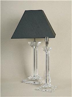 ALEXANDERS  ACRYLIC SQUARE LAMP COLUMN LAMP